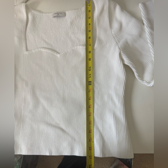 Aritzia Babaton Sculpt Knit Sweetheart Neck Long Sleeve 2XL - Picture 9 of 11